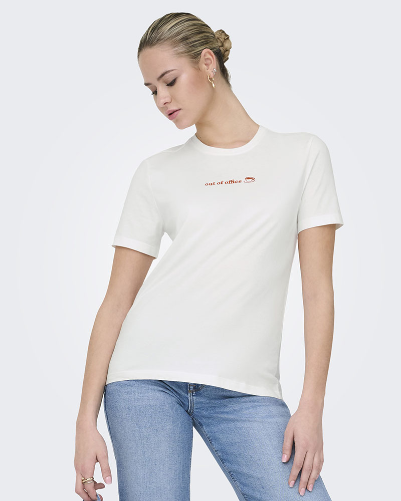ONLY ONLMILENA S/S T-SHIRT BOX SUD JRS - 15368653