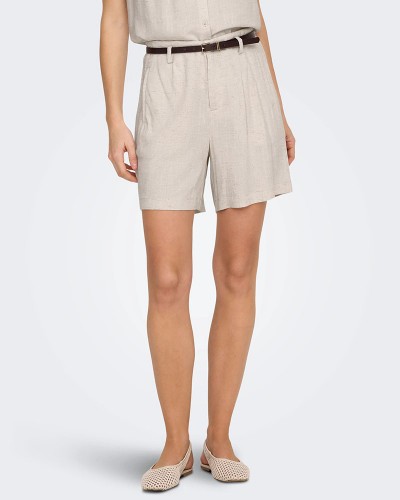 ONLY ONLSIESTA HW BELT LIN BL SHORTS PNT NOOS - 15367413