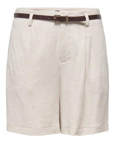 ONLY ONLSIESTA HW BELT LIN BL SHORTS PNT NOOS - 15367413