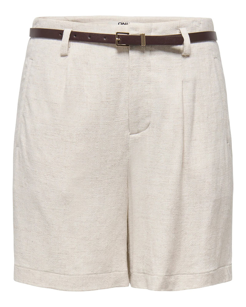 ONLY ONLSIESTA HW BELT LIN BL SHORTS PNT NOOS - 15367413