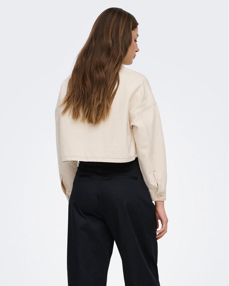 ONLY ONLFRANKIE LS CROPPED DNM JACKET PIM - 15367928