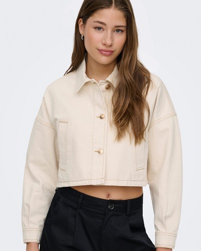 ONLY ONLFRANKIE LS CROPPED DNM JACKET PIM - 15367928