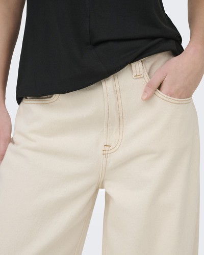 ONLY ONLFRANKIE HW CROP ANK EC BARREL DNM PIM - 15367860