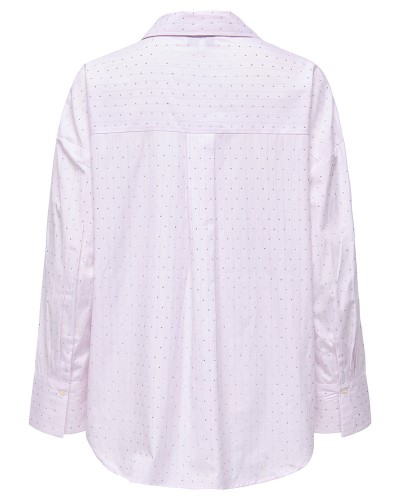 ONLY ONLOREGON ALVA LS RHINEST SHIRT NOOS WVN - 15348536
