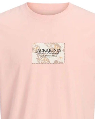 JACK & JONES JORMONTAUK FRONT TEE SS CREW NECK FST - 12297890