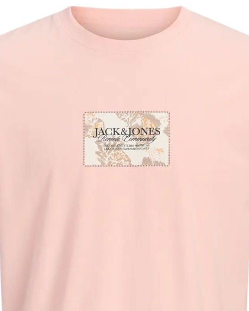 JACK & JONES JORMONTAUK FRONT TEE SS CREW NECK FST - 12297890