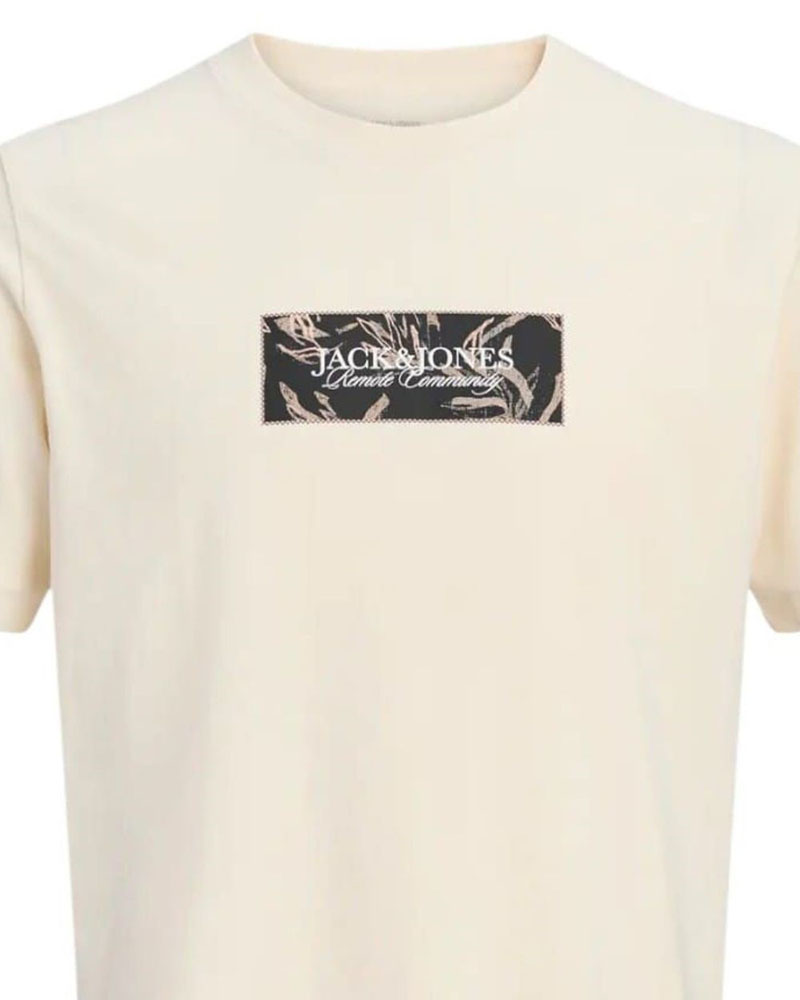 JACK & JONES JORMONTAUK FRONT TEE SS CREW NECK FST - 12297890
