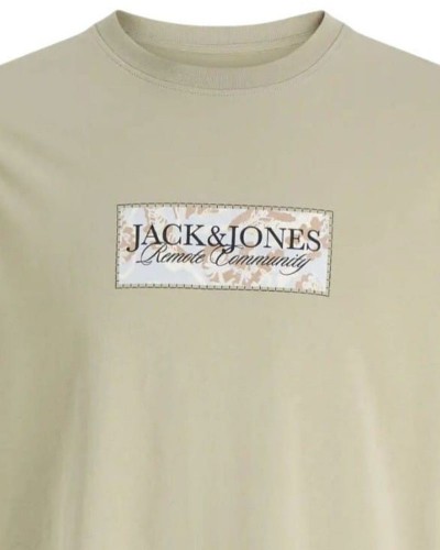 JACK & JONES JORMONTAUK FRONT TEE SS CREW NECK FST - 12297890