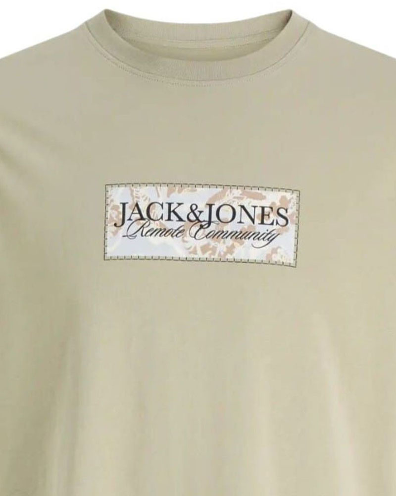 JACK & JONES JORMONTAUK FRONT TEE SS CREW NECK FST - 12297890