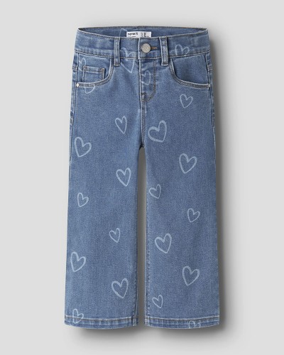 NAME IT NMFROSE WIDE AOP JEANS 4044-ON NOOS - 13255195