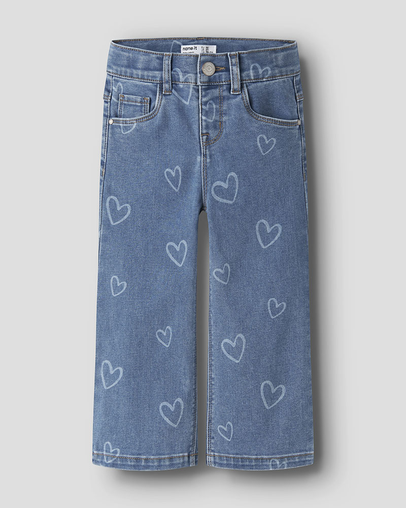 NAME IT NMFROSE WIDE AOP JEANS 4044-ON NOOS - 13255195