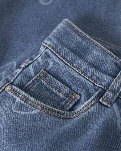 NAME IT NMFROSE WIDE AOP JEANS 4044-ON NOOS - 13255195
