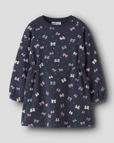 NAME IT NMFOLINI LS SWE DRESS BRU PB - 13256963