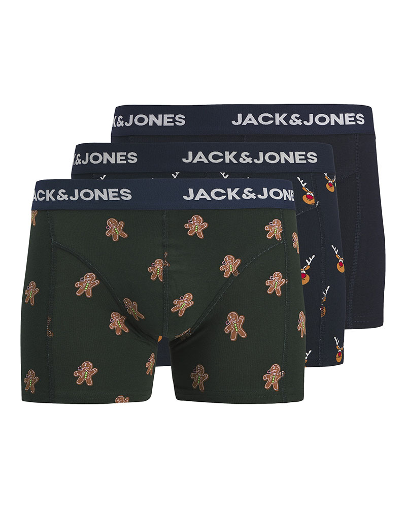 JACK & JONES JACGATE DEER TRUNKS 3 PACK - 12299166 JACK & JONES JACGATE DEER TRUNKS 3 PACK - 12299166