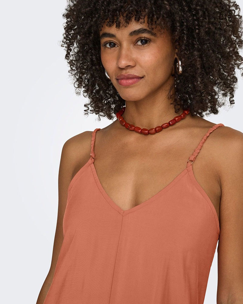 ONLY ONLMADELI OAKLYN STRAP LONG DRESS WVN - 15371094