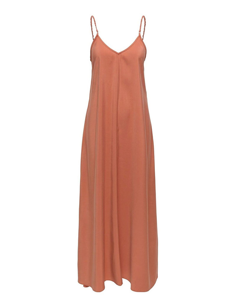 ONLY ONLMADELI OAKLYN STRAP LONG DRESS WVN - 15371094