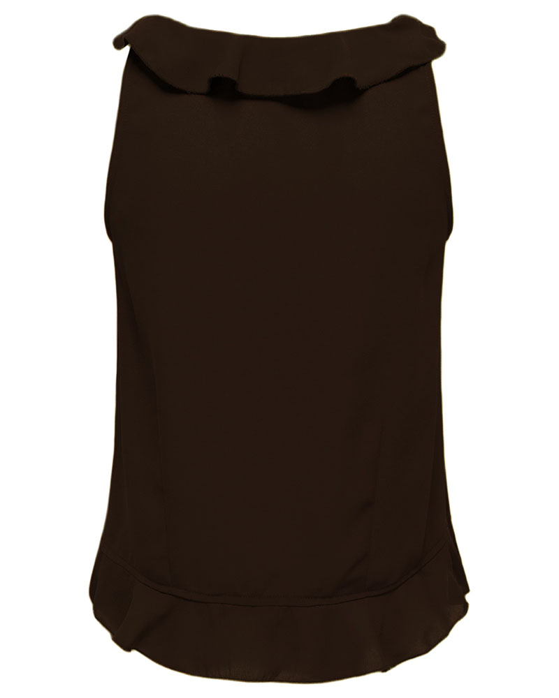 ONLY ONLMONET S/L FLOWY V-NECK RUFFLE TOP WVN - 15371044