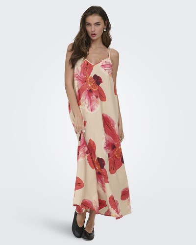 ONLY ONLRESI-ELANOR STRAP BIG FLOWR DRESS WVN - 15372628