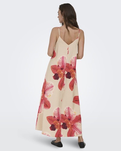 ONLY ONLRESI-ELANOR STRAP BIG FLOWR DRESS WVN - 15372628