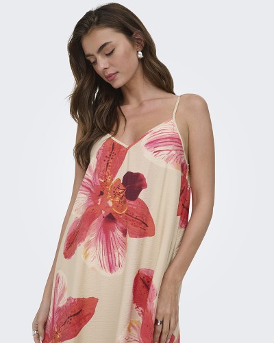 ONLY ONLRESI-ELANOR STRAP BIG FLOWR DRESS WVN - 15372628