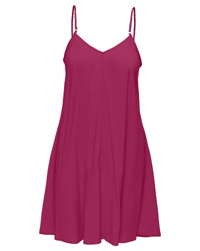 ONLY ONLMADELI OAKLYN STRAP SHORT DRESS WVN - 15371753