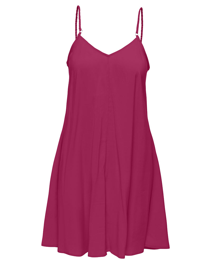 ONLY ONLMADELI OAKLYN STRAP SHORT DRESS WVN - 15371753
