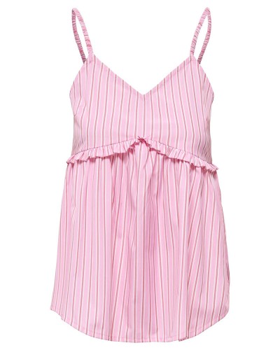 ONLY ONLLORIS STRAP FLOWY TOP WVN - 15370981