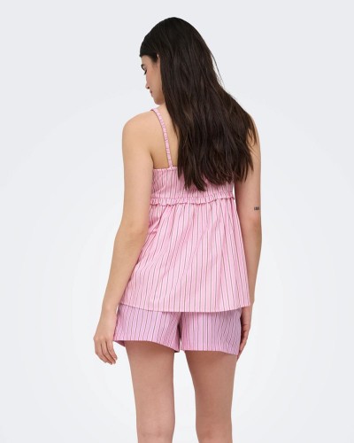 ONLY ONLLORIS STRAP FLOWY TOP WVN - 15370981