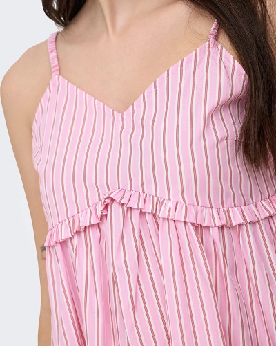 ONLY ONLLORIS STRAP FLOWY TOP WVN - 15370981