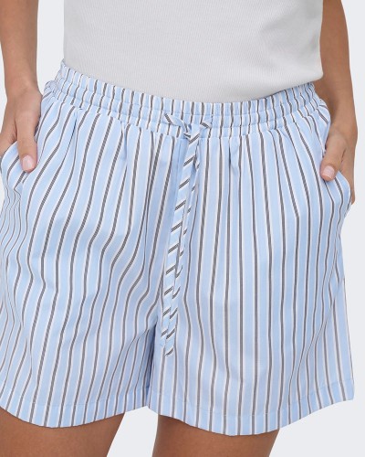 ONLY ONLLORIS STRIPED SHORTS WVN - 15370982