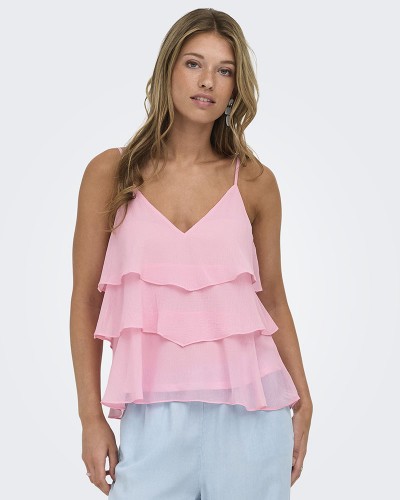 ONLY ONLLINN LIFE FLOUNCE SINGLET WVN NOOS - 15351364