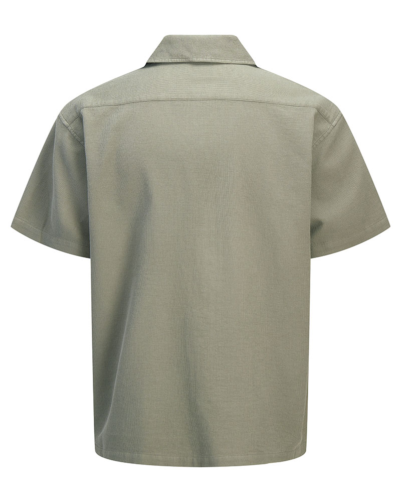 JACK & JONES JJGLOBAL WAFFLE RESORT SHIRT SS - 12295551