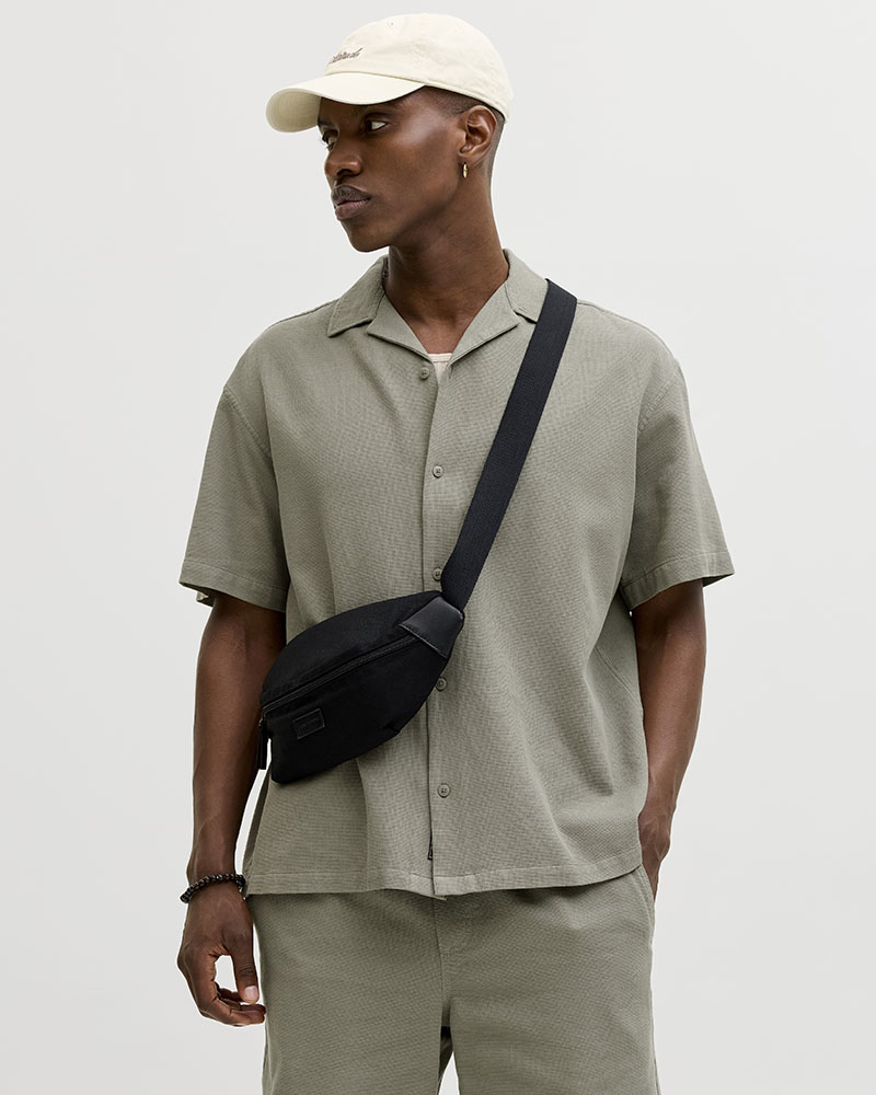 JACK & JONES JJGLOBAL WAFFLE RESORT SHIRT SS - 12295551