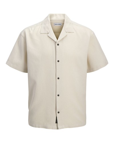 JACK & JONES JJGLOBAL WAFFLE RESORT SHIRT SS - 12295551