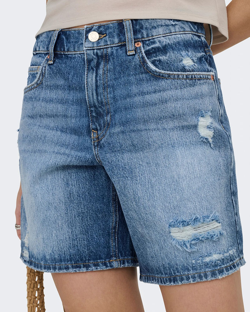 ONLY ONLMILTON MW DESTROY SHORT DNM - 15376164