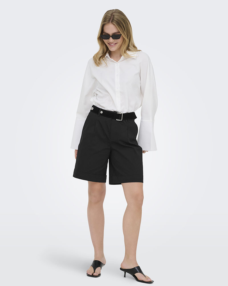 ONLY ONLROSALIE HW BERMUDA SHORTS PNT NOOS - 15328121