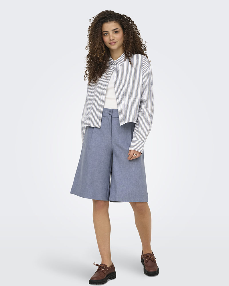 ONLY ONLLINDA HW MEL LONG SHORTS TLR NOOS - 15351444