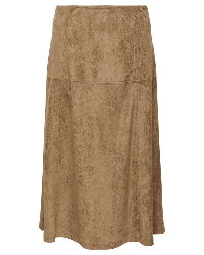 ONLY ONLLIXA MW LONG FAUX SUEDE SKIRT CC PNT - 15376828