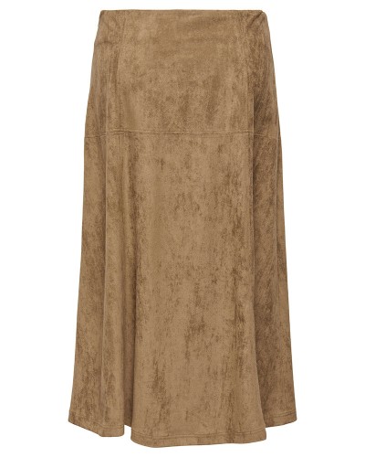ONLY ONLLIXA MW LONG FAUX SUEDE SKIRT CC PNT - 15376828