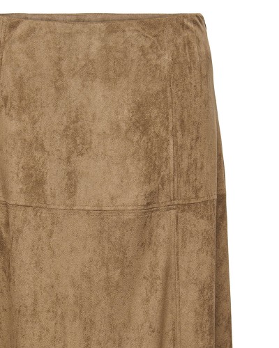 ONLY ONLLIXA MW LONG FAUX SUEDE SKIRT CC PNT - 15376828