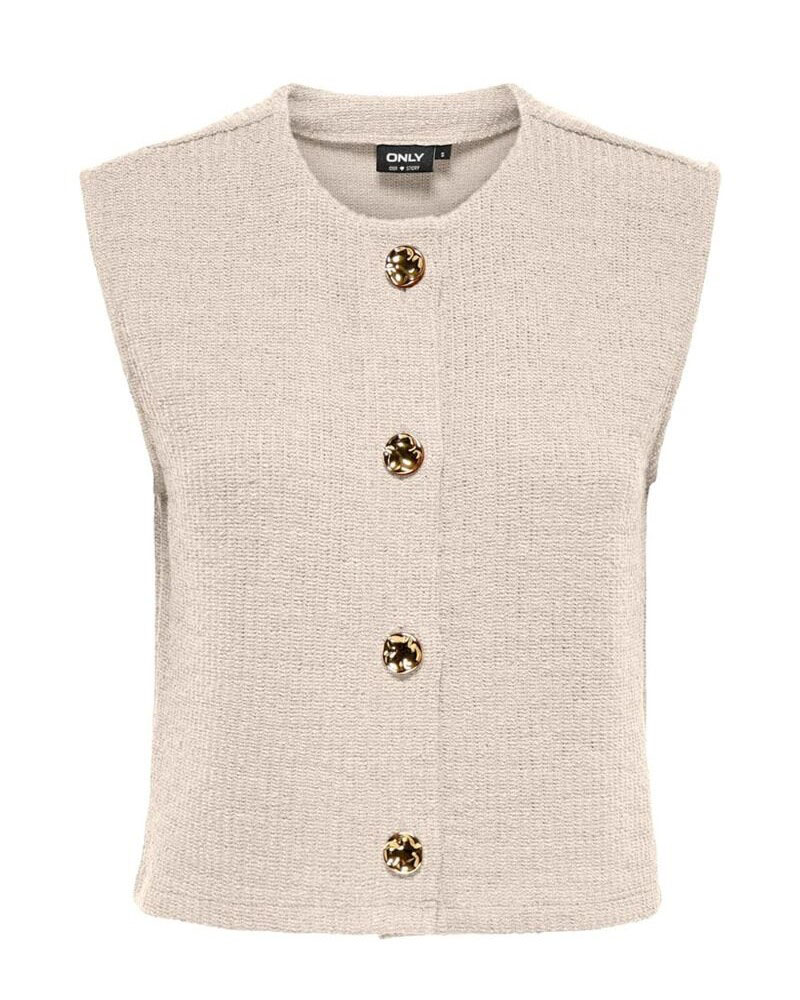 ONLY ONLVICKI BUTTON VEST SWT - 15369165