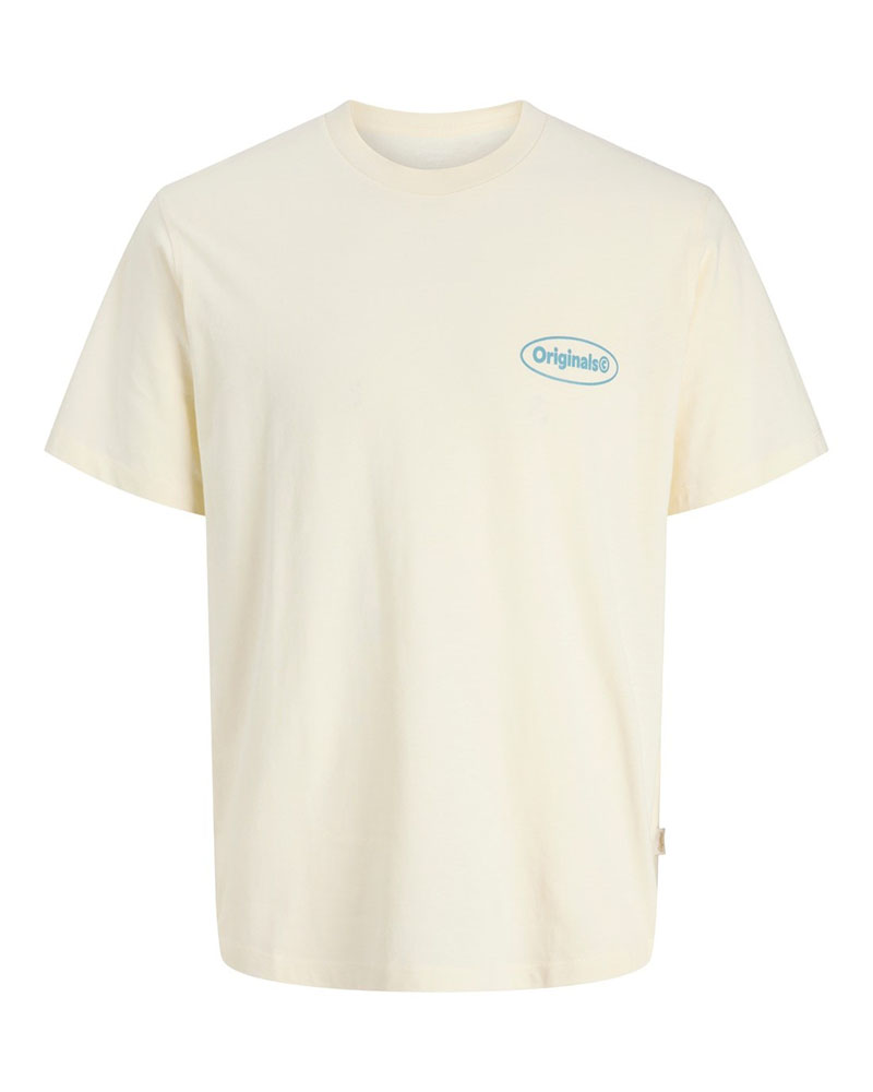JACK & JONES JORRIVIERA VINTAGE POSTER BACK TEE SS CN - 12295202