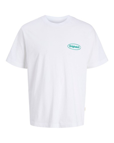 JACK & JONES JORRIVIERA VINTAGE POSTER BACK TEE SS CN - 12295202