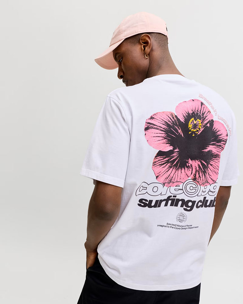 JACK & JONES JCOMARINA BACK PRINT TEE SS CREW NECK - 12295594