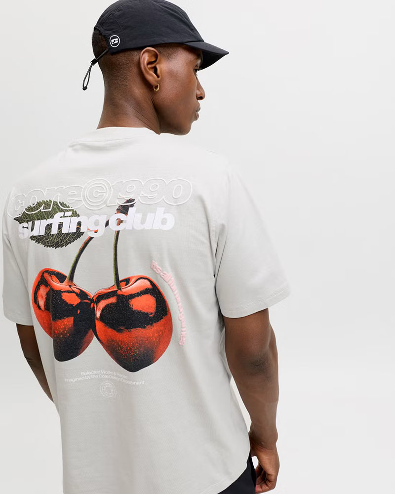 JACK & JONES JCOMARINA BACK PRINT TEE SS CREW NECK - 12295594