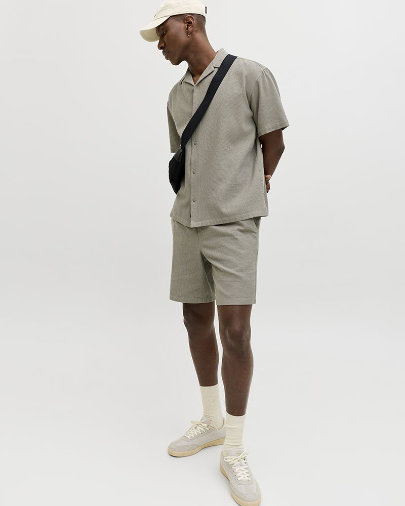 JACK & JONES JPSTJAIDEN WAFFLE RESORT SHORT REG - 12295862