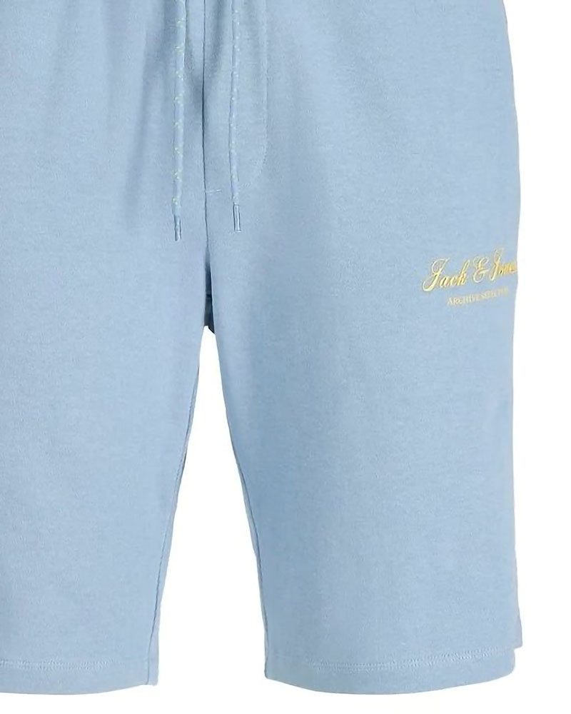 JACK & JONES JPSTGORDON ARCHIVE COLOR SWEAT SHORT MID - 12298257
