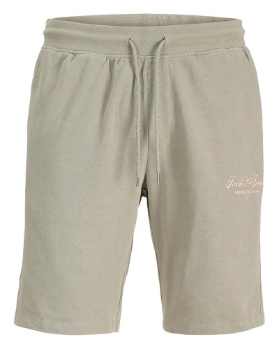 JACK & JONES JPSTGORDON ARCHIVE COLOR SWEAT SHORT MID - 12298257