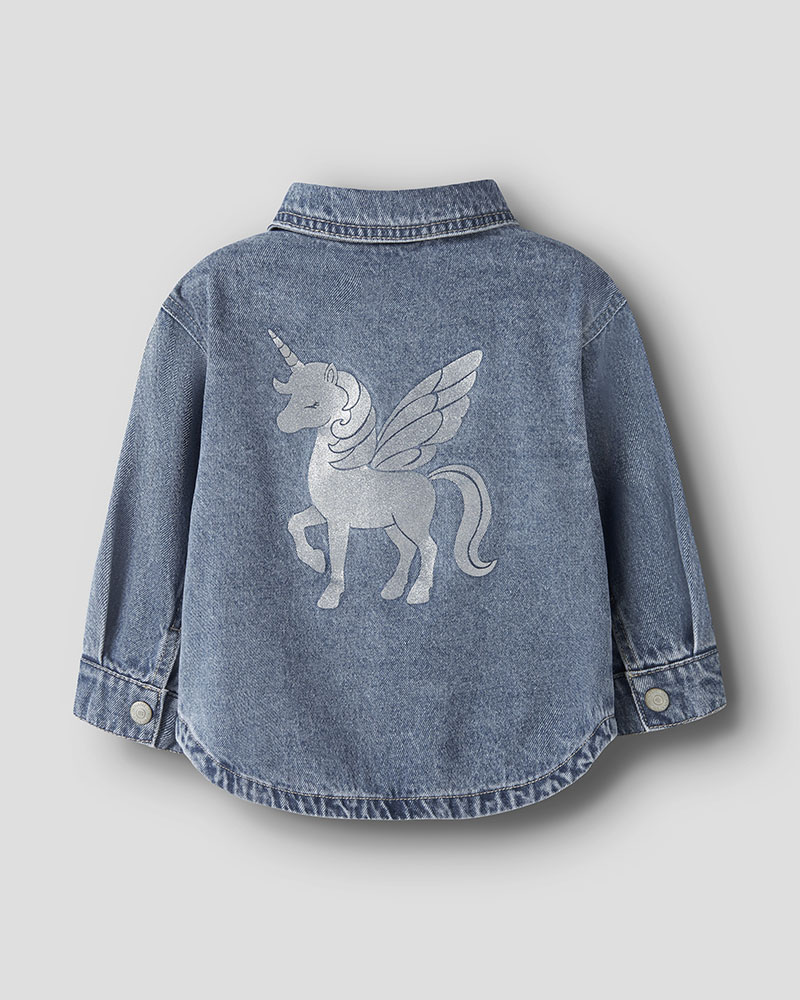 NAME IT NMFLUNA GLITTER DNM JACKET 4577-IM L - 13255127