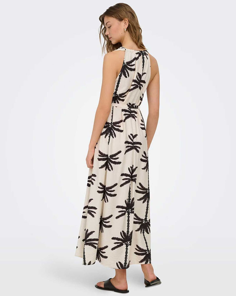 ONLY ONLPALIMA S/L LONG BELT DRESS WVN - 15373949